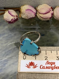 *Кольцо р.18 Бирюза Казахстан АРТ 132 ВЕС 4,5 Г - фото 207929 *Кольцо р.18 Бирюза Казахстан АРТ 132 ВЕС 4,5 Г - фото 207929