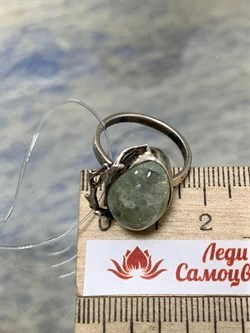 *Кольцо р.18 Аквамарин Забайкалье 3111-664 ВЕС 4,9 Г - фото 207947