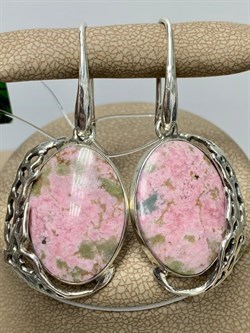 *Серьги Петли Пьемонтит Урал Арт: 0428-176 ВЕС 10,7 Г - фото 208047 *Серьги Петли Пьемонтит Урал Арт: 0428-176 ВЕС 10,7 Г - фото 208047