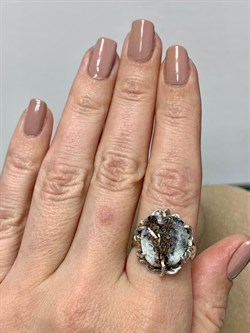 *Кольцо р.18 Астрофиллит Кольский п-ов АРТ 3246-462 ВЕС 4,9 Г - фото 208159