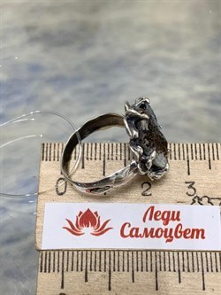 *Кольцо р.18 Астрофиллит Кольский п-ов АРТ 3246-462 ВЕС 4,9 Г - фото 208164