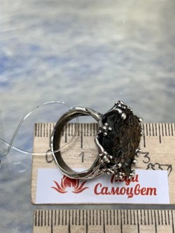 *Кольцо р.17 Астрофиллит Кольский п-ов АРТ 3194 ВЕС 12,3 Г - фото 208204