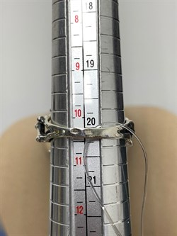 *Кольцо р.20 Астрофиллит Кольский п-ов АРТ 2582 ВЕС 11,7 Г - фото 208222