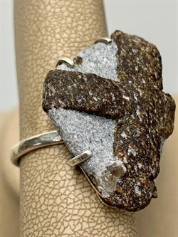 *Кольцо р.18,75 Ставролит Кольский п-ов АРТ 382-1 ВЕС 10,9 Г - фото 208347