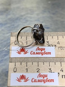 *Кольцо р.19 Ставролит Кольский п-ов АРТ 1539-1 ВЕС 6,5 Г - фото 208373