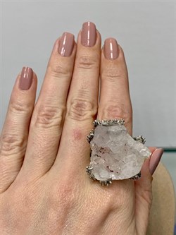 *Кольцо р.19,5 Горный Хрусталь Урал АРТ 3229 ВЕС 17,2 Г - фото 208513