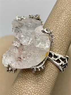 *Кольцо р.19,5 Горный Хрусталь Урал АРТ 3229 ВЕС 17,2 Г - фото 208521