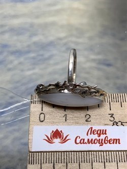 *Кольцо р.18 Кахолонг Казахстан 3213-749 ВЕС 6,5 Г - фото 208546 *Кольцо р.18 Кахолонг Казахстан 3213-749 ВЕС 6,5 Г - фото 208546