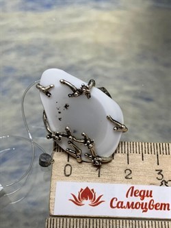 *Кольцо р.18 Кахолонг Оренбург 0932-893 ВЕС 11,5 Г - фото 208572