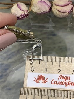 *Серьги Океаническая Яшма Мадагаскар АРТ 0839-714 ВЕС 8,7 Г - фото 208730 *Серьги Океаническая Яшма Мадагаскар АРТ 0839-714 ВЕС 8,7 Г - фото 208730