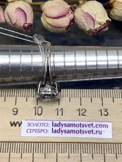 *КОЛЬЦО р.17,5 ГОРНЫЙ ХРУСТАЛЬ АРТ К72-4,16 (ВЕС 4,16 Г) - фото 208799