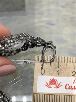 *Серьги Горный хрусталь АРТ 63365 (ВЕС 23,15 Г) - фото 208871