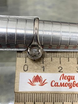 *Кольцо р.18 Горный Хрусталь АРТ 52842-1,91 ВЕС 1,91 Г - фото 208923