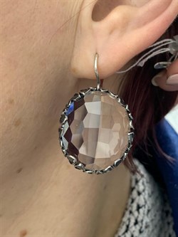 *Серьги Горный Хрусталь АРТ 60625 (ВЕС 21,78 Г) - фото 208959