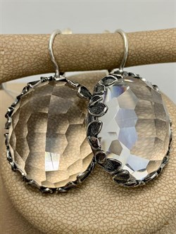 *Серьги Горный Хрусталь АРТ 60625 (ВЕС 21,78 Г) - фото 208960