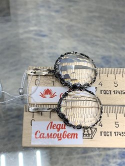 *Серьги Горный Хрусталь АРТ 60625 (ВЕС 21,78 Г) - фото 208964