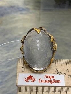 *Кольцо р.19 Горный Хрусталь Бразилия АРТ 49464 (ВЕС 40,42 Г) - фото 209007