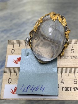 *Кольцо р.19 Горный Хрусталь Бразилия АРТ 49464 (ВЕС 40,42 Г) - фото 209014