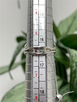 *Кольцо р.16,5 Горный Хрусталь АРТ 128-762-4,61 (ВЕС 4,61 Г) - фото 209025