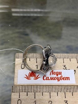 *Кольцо р.16,5 Горный Хрусталь АРТ 128-762-4,61 (ВЕС 4,61 Г) - фото 209029