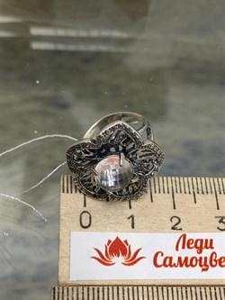 *Кольцо р.16,5 Горный Хрусталь АРТ 128-762-4,61 (ВЕС 4,61 Г) - фото 209030