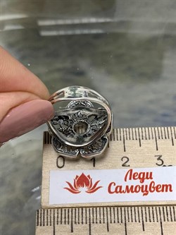 *Кольцо р.16,5 Горный Хрусталь АРТ 128-762-4,61 (ВЕС 4,61 Г) - фото 209031