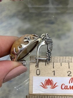 *Серьги Коралл Фоссил АРТ 89-542 (ВЕС 21,42 Г) - фото 209468 *Серьги Коралл Фоссил АРТ 89-542 (ВЕС 21,42 Г) - фото 209468