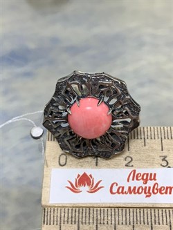 *Кольцо р.18 Коралл АРТ 69059 Вес 8,08 г - фото 209479 *Кольцо р.18 Коралл АРТ 69059 Вес 8,08 г - фото 209479