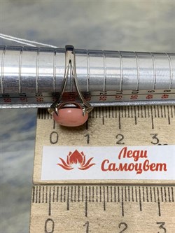 *Кольцо р.17 Коралл АРТ 64362 Вес 2,49 г - фото 209489