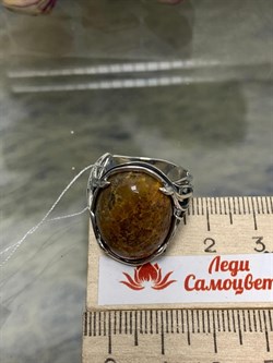 *Кольцо р.18,5 Коралл Фоссил АРТ 112-657-8,07 (ВЕС 8,07 Г) - фото 209518 *Кольцо р.18,5 Коралл Фоссил АРТ 112-657-8,07 (ВЕС 8,07 Г) - фото 209518