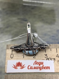 *Кольцо р.17,5 Бирюза Казахстан АРТ 135-318-7,35 ВЕС 7,35 Г - фото 209727 *Кольцо р.17,5 Бирюза Казахстан АРТ 135-318-7,35 ВЕС 7,35 Г - фото 209727