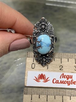 *Кольцо р.17,5 Бирюза Казахстан АРТ 135-318-7,35 ВЕС 7,35 Г - фото 209728 *Кольцо р.17,5 Бирюза Казахстан АРТ 135-318-7,35 ВЕС 7,35 Г - фото 209728