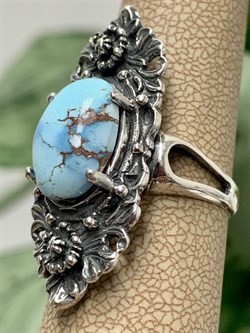 *Кольцо р.17,5 Бирюза Казахстан АРТ 135-318-7,35 ВЕС 7,35 Г - фото 209731 *Кольцо р.17,5 Бирюза Казахстан АРТ 135-318-7,35 ВЕС 7,35 Г - фото 209731