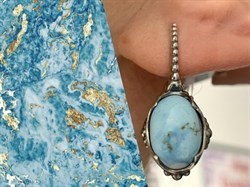 *Серьги Бирюза Казахстан АРТ 25-125-962 ВЕС 8,38 Г - фото 209735 *Серьги Бирюза Казахстан АРТ 25-125-962 ВЕС 8,38 Г - фото 209735