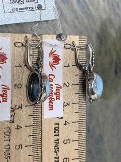 *Серьги Бирюза Казахстан АРТ 25-125-962 ВЕС 8,38 Г - фото 209740 *Серьги Бирюза Казахстан АРТ 25-125-962 ВЕС 8,38 Г - фото 209740