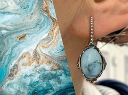 *Серьги Бирюза Казахстан АРТ 25-125-962 ВЕС 8,38 Г - фото 209741 *Серьги Бирюза Казахстан АРТ 25-125-962 ВЕС 8,38 Г - фото 209741