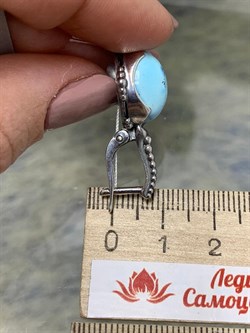 *Серьги Бирюза Казахстан АРТ 25-439-8,77 ВЕС 8,77 Г - фото 209762 *Серьги Бирюза Казахстан АРТ 25-439-8,77 ВЕС 8,77 Г - фото 209762