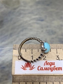 *Кольцо р.18 Бирюза Казахстан АРТ 182-239 ВЕС 2,99 Г - фото 209768 *Кольцо р.18 Бирюза Казахстан АРТ 182-239 ВЕС 2,99 Г - фото 209768