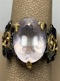 *Кольцо р.18 Розовый Кварц Мадагаскар АРТ 60701 (ВЕС 10,55 Г) - фото 209835 *Кольцо р.18 Розовый Кварц Мадагаскар АРТ 60701 (ВЕС 10,55 Г) - фото 209835