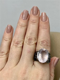 *Кольцо р.18 Розовый Кварц АРТ 53693 (ВЕС 12,17 Г) - фото 209858 *Кольцо р.18 Розовый Кварц АРТ 53693 (ВЕС 12,17 Г) - фото 209858