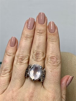 *Кольцо р.17,5 Розовый Кварц АРТ 53329 (ВЕС 10,85 Г) - фото 209877 *Кольцо р.17,5 Розовый Кварц АРТ 53329 (ВЕС 10,85 Г) - фото 209877