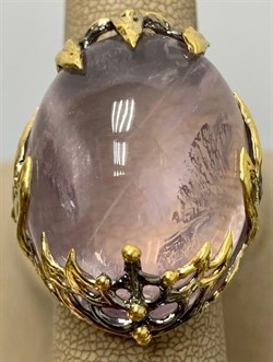 *Кольцо р.17,5 Розовый Кварц Бразилия АРТ 45314 (ВЕС 22,21 Г) - фото 209901 *Кольцо р.17,5 Розовый Кварц Бразилия АРТ 45314 (ВЕС 22,21 Г) - фото 209901