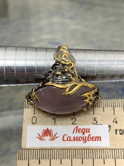 *Кольцо р.17,5 Розовый Кварц Бразилия АРТ 45314 (ВЕС 22,21 Г) - фото 209906 *Кольцо р.17,5 Розовый Кварц Бразилия АРТ 45314 (ВЕС 22,21 Г) - фото 209906