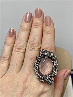 *Кольцо р.19 Розовый Кварц АРТ 41364 ВЕС  18,64 Г - фото 209913 *Кольцо р.19 Розовый Кварц АРТ 41364 ВЕС  18,64 Г - фото 209913