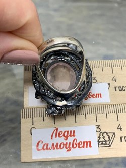 *Кольцо р.19 Розовый Кварц АРТ 41364 ВЕС  18,64 Г - фото 209917 *Кольцо р.19 Розовый Кварц АРТ 41364 ВЕС  18,64 Г - фото 209917