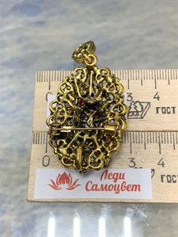 Брошь Кулон Стразы арт: 89647 - фото 209967 Брошь Кулон Стразы арт: 89647 - фото 209967