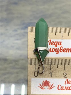 Кулон Зеленый Кварц арт. 89656-1 Радуга Самоцветов - фото 210154 Кулон Зеленый Кварц арт. 89656-1 Радуга Самоцветов - фото 210154