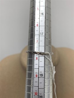 *Кольцо р.18 Белый Жемчуг д.6,5*7 мм арт. 1.0341.0.b.180-362 (Вес 1,51 г) - фото 210167