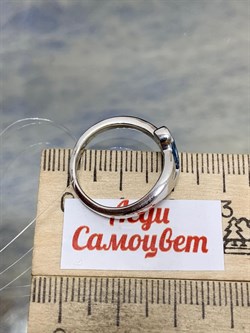 *Кольцо р.16,5 Голубой Топаз иск арт. CZ-R00584-X-W-BU-X-X-730 вес 3,4 г - фото 210179 *Кольцо р.16,5 Голубой Топаз иск арт. CZ-R00584-X-W-BU-X-X-730 вес 3,4 г - фото 210179