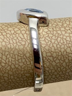 *Кольцо р.16,5 Голубой Топаз иск арт. CZ-R00584-X-W-BU-X-X-730 вес 3,4 г - фото 210184 *Кольцо р.16,5 Голубой Топаз иск арт. CZ-R00584-X-W-BU-X-X-730 вес 3,4 г - фото 210184